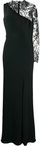 Thumbnail for your product : Alexander McQueen Single Lace Sleeve Evening Dress