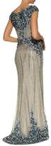 Thumbnail for your product : Badgley Mischka Beaded Sleeveless Gown