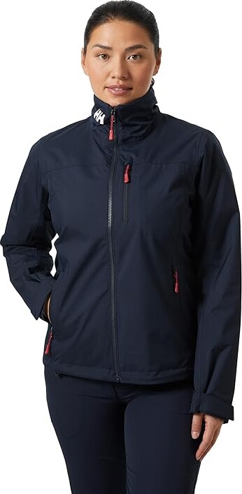 Helly Hansen Crew Midlayer Jacket 2 Women's Clothing Navy : LG Fleece/Polyester