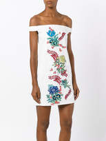 Thumbnail for your product : House of Holland off-the-shoulder embroidered dress