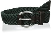 Thumbnail for your product : Ben Sherman Men's Herringbone Webbing and Leather Belt