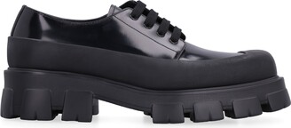Prada Leather Lace-up Derby Shoes