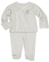 Thumbnail for your product : Ralph Lauren Baby Boy's 2-Piece Kimono Top Footed Pants Set