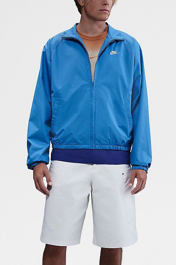 Nike Club Roscoe Zip Up Jacket in Photo Blue