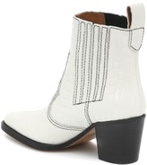 Thumbnail for your product : Ganni Western leather ankle boots