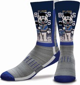 Thumbnail for your product : For Bare Feet Youth Girls and Boys Multi St. Louis Blues Mascot V-Curve Crew Socks