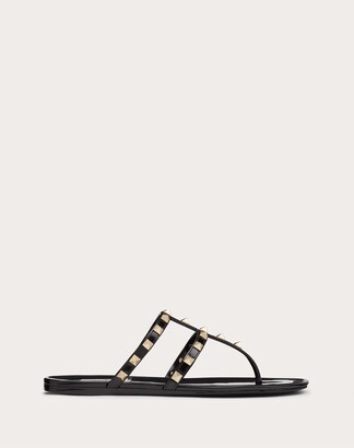 pvc rockstud flat sandal