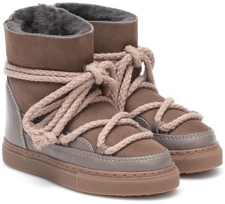 Inuikii Kids Sneaker suede and leather boots - ShopStyle Girls' Shoes