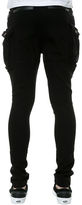 Thumbnail for your product : Square Zero Stretchable Heavy Twill Long Pants with Big Cargo Pocket & Quilted Knee Faux Leather Trim