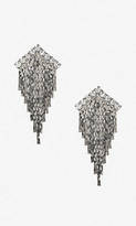 Thumbnail for your product : Express Mini Chevron Chain Fringe Post Earrings