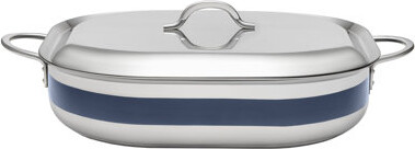Bon Chef Stainless Steel Rectangular Braiser with Lid