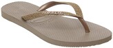 Thumbnail for your product : Havaianas Slim Glitter Flip Flops Rose Gold