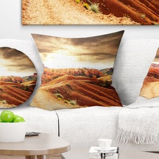 East Urban Home Landscape Beautiful View of Bryce Canyon African Pillow Size: 16" x 16", Product Type: Throw Pillow