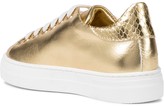 Thumbnail for your product : MOSCHINO BAMBINO Metallic leather sneakers