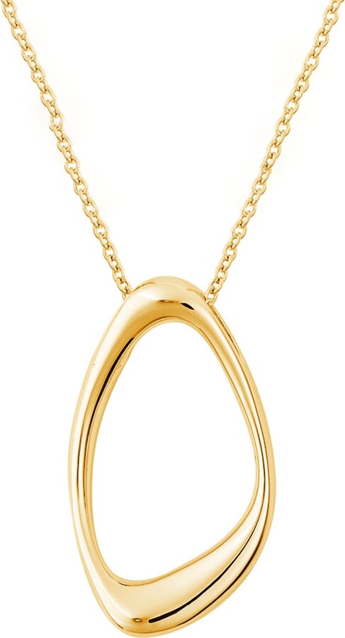 Lucy Quartermaine Volcan Pendant In Gold Vermeil