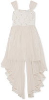 Thumbnail for your product : Rare Editions Girls' Sequin & Lace Chiffon Dress
