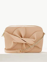 Thumbnail for your product : M&S CollectionMarks and Spencer Faux Leather Bow Cross Body Bag