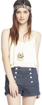 Thumbnail for your product : Wet Seal Polka Dot High Waisted Shorts