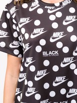 Thumbnail for your product : Comme des Garcons x Nike Swoosh dot-print T-shirt dress