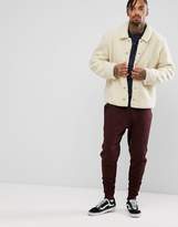 Thumbnail for your product : ASOS Tapered Joggers In Burgundy