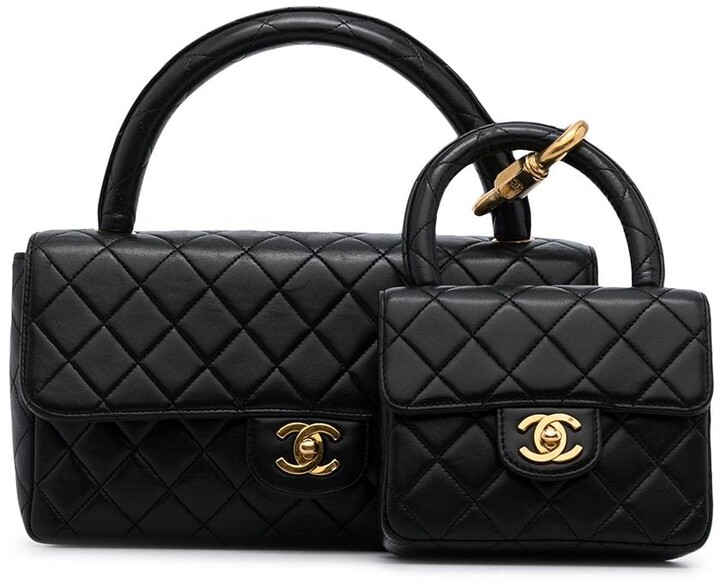 Chanel Pre Owned 1992 Classic Flap two-in-one handbag set - ShopStyle  Shoulder Bags