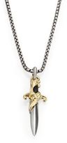Thumbnail for your product : David Yurman Waves Dagger Amulet with Gold