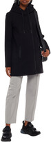 Thumbnail for your product : DKNY Embossed Stretch-jersey Hooded Jacket