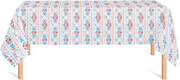 Bungalow Rose Paisley Independence Day Cotton Tablecloth