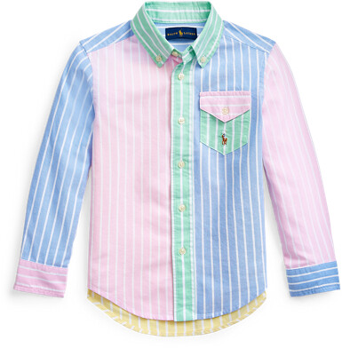 Ralph Lauren Striped Cotton Oxford Fun 