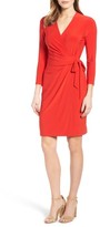 Thumbnail for your product : Anne Klein Stretch Jersey Faux Wrap Dress