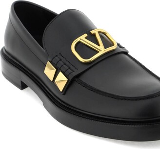 Valentino Garavani 'stud Sign' Loafers - ShopStyle