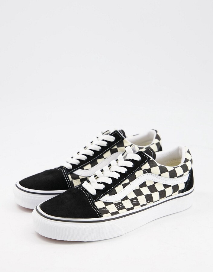 checkered shoes cheap