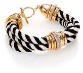 Thumbnail for your product : ABS by Allen Schwartz Pave Corded Double-Row Bracelet