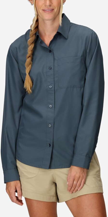 Marmot Women's Air Exchange Upf 40 Ls Classic Collar Shirt