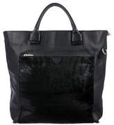 Thumbnail for your product : Marc Jacobs Ponyhair-Paneled Leather Tote