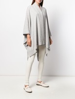 Thumbnail for your product : N.Peal Cashmere Diagonal Ribbed Cape