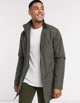 Thumbnail for your product : French Connection lined funnel mac jacket in khaki
