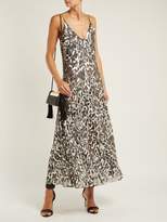 Thumbnail for your product : Givenchy Sequined V Neck Cotton And Tulle Gown - Womens - Black Gold