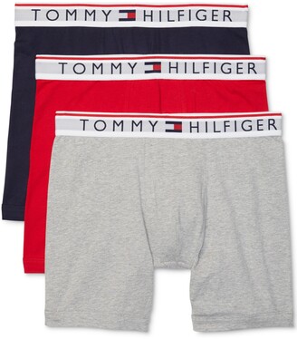 Tommy Hilfiger Men's 3 Pack Woven Cotton Boxers - Macy's