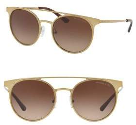 Michael Kors Grayton 52MM Round Sunglasses