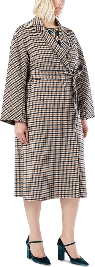 Marina Rinaldi 2A Uscita Deremi Wool Blend Coat