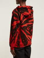 Thumbnail for your product : Proenza Schouler Pswl - Tie Dye Cotton Hooded Sweatshirt - Womens - Red Multi