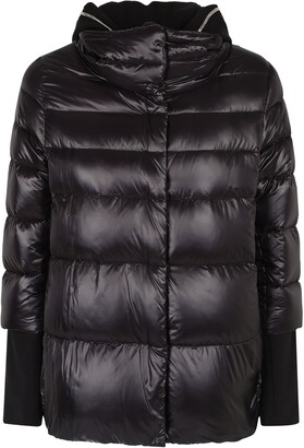 herno zipped padded jacket