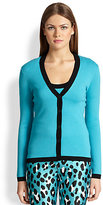 Thumbnail for your product : Michael Kors Tipped Cashmere Cardigan