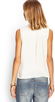 Thumbnail for your product : Forever 21 Embroidered Sleeveless Top