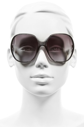 Chloé Women's Misha 59Mm Gradient Round Retro Sunglasses - Gradient Black