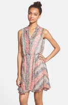 Thumbnail for your product : Mimichica Mimi Chica Sleeveless Surplice Dress (Juniors)