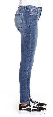 Made in Blue Button Skinny Jeans