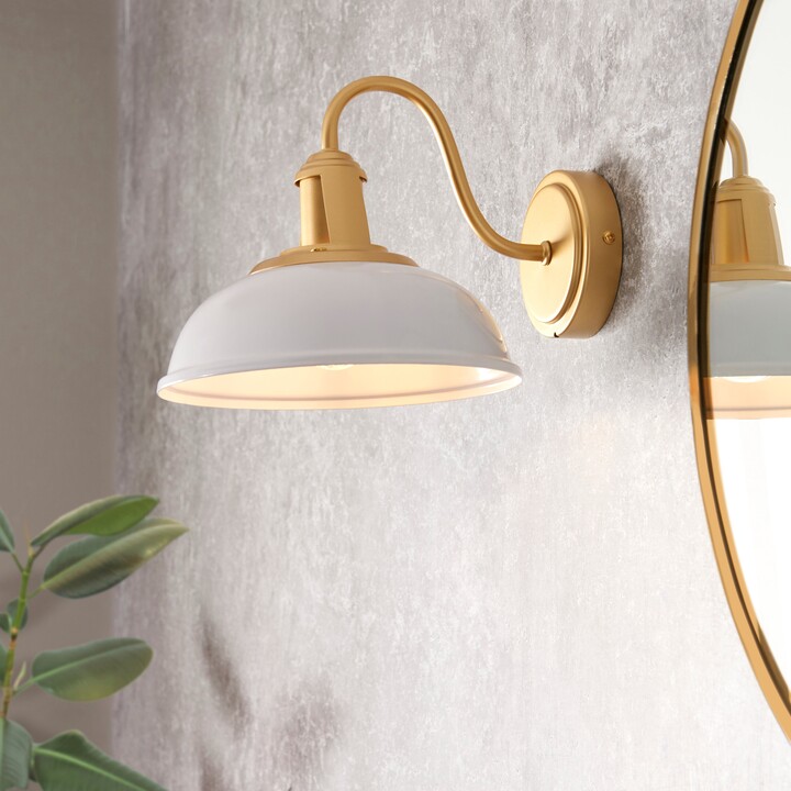 Dunelm Oraya Bathroom Wall Light White ShopStyle