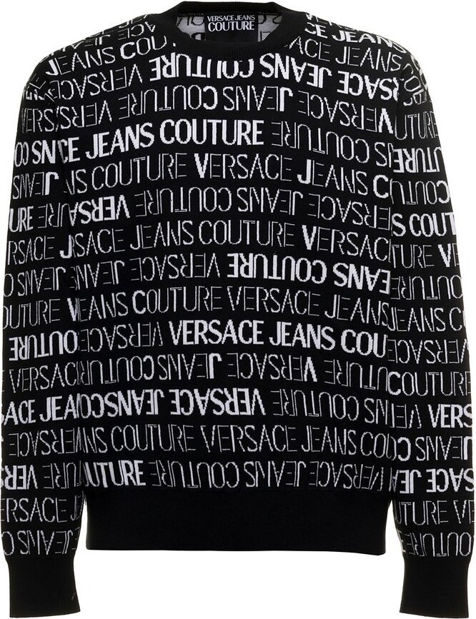 Versace Men's Black Sweaters | ShopStyle